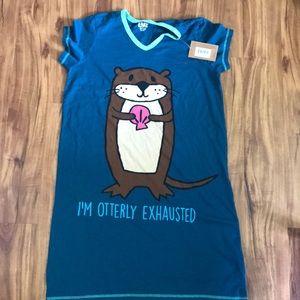 Otter Pajama dress